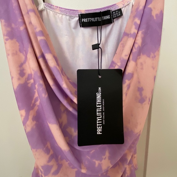 Pretty Little Thing Cowl Neck Bodysuit - Picture 2 of 2